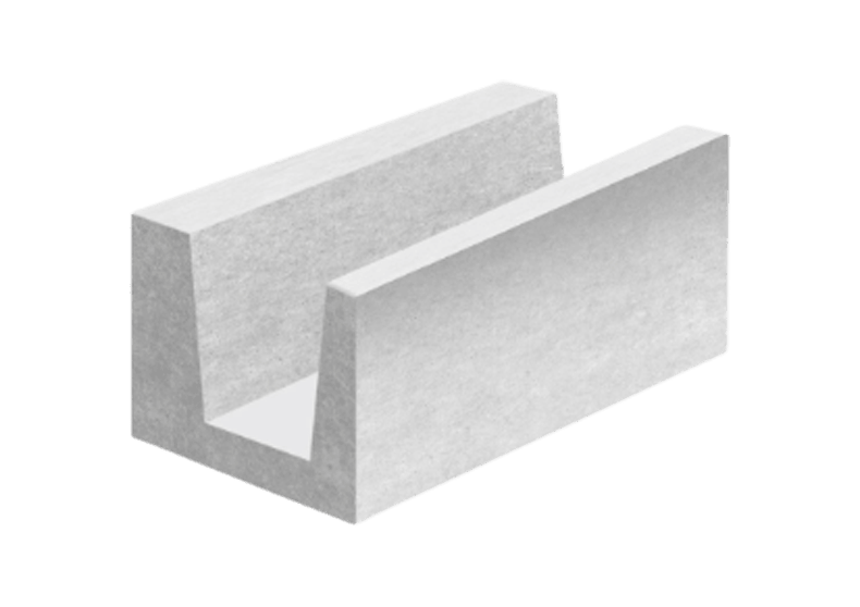 U-блок ЛСР D500 625х400х250 мм