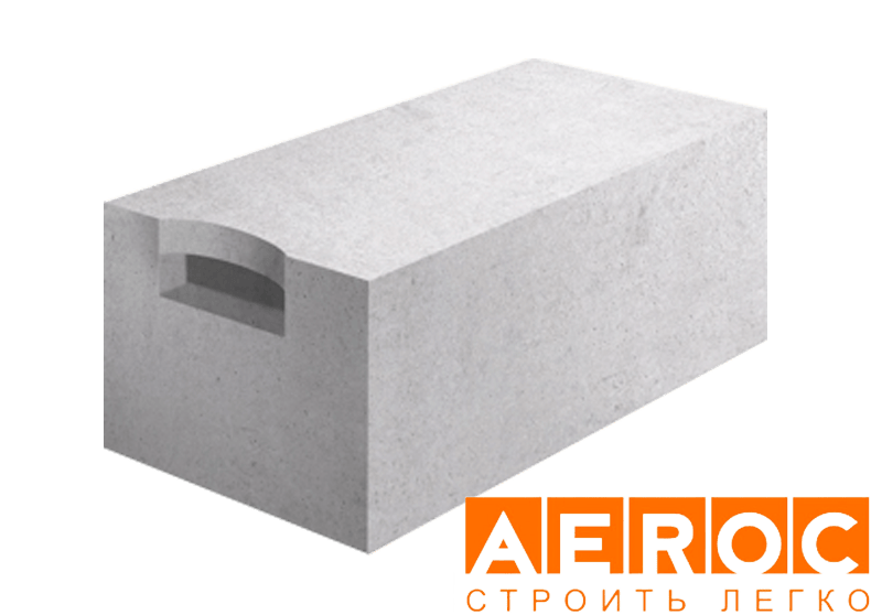 Газобетон Aeroc D600 625х200х250 мм
