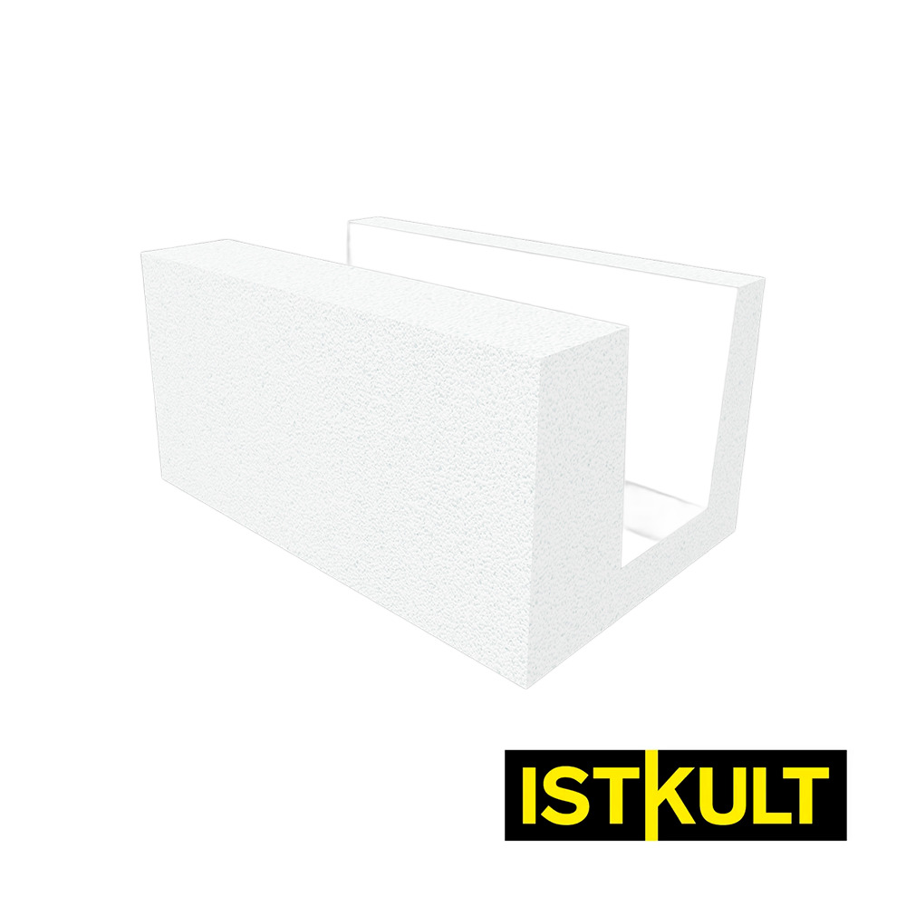 Газобетонный U-блок ISTKULT 625х375х250 мм